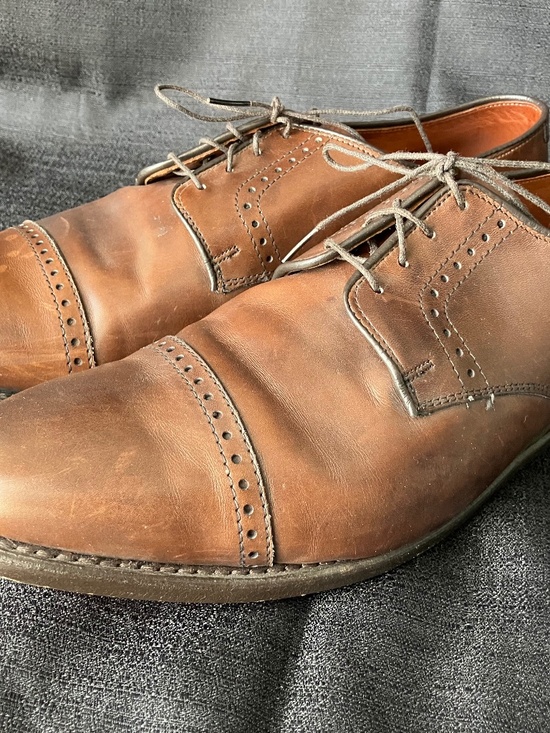 Allen Edmonds Other - Allen Edmonds Clifton Cap Toe Derby Shoes 11.5 3E EEE Brown Leather 3348 USA